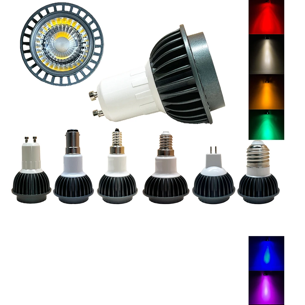 Приглушаемая галогенная лампа gu10 mr16 gu5.3 e27 e14