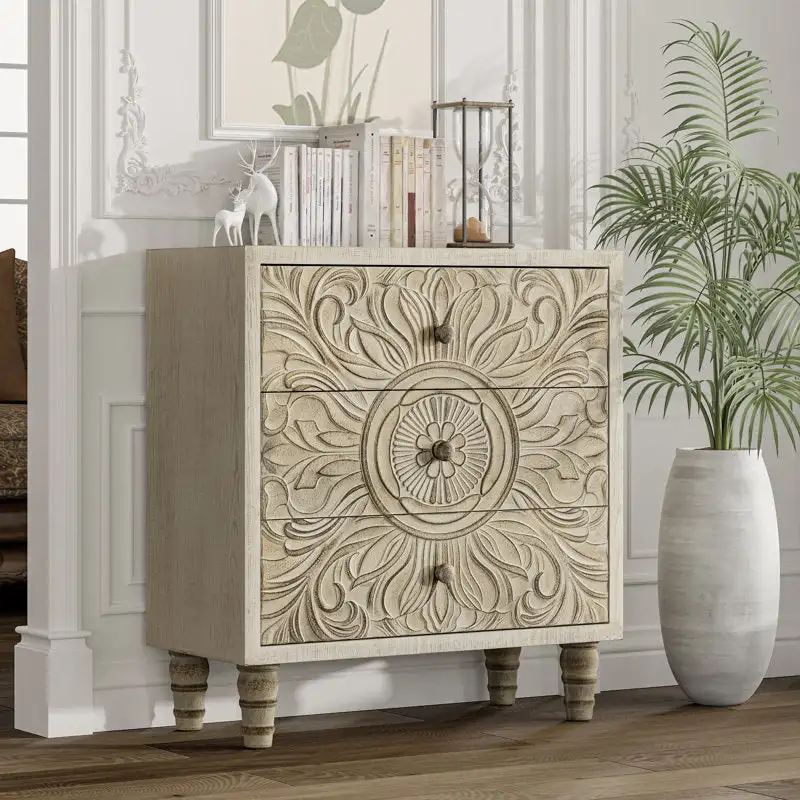 Компактный комод с тремя ящиками - Фотография_3