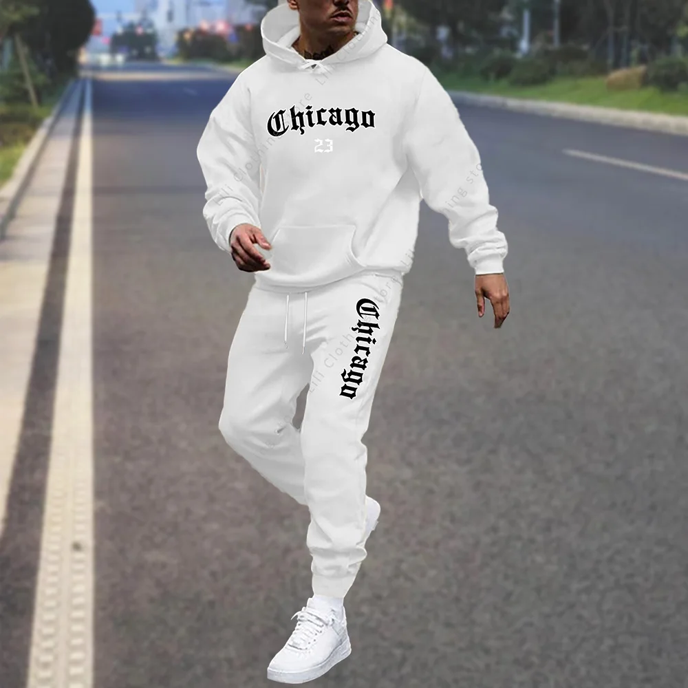 Мужские комплекты: толстовки и спортивные штаны chicago - Фотография_6
