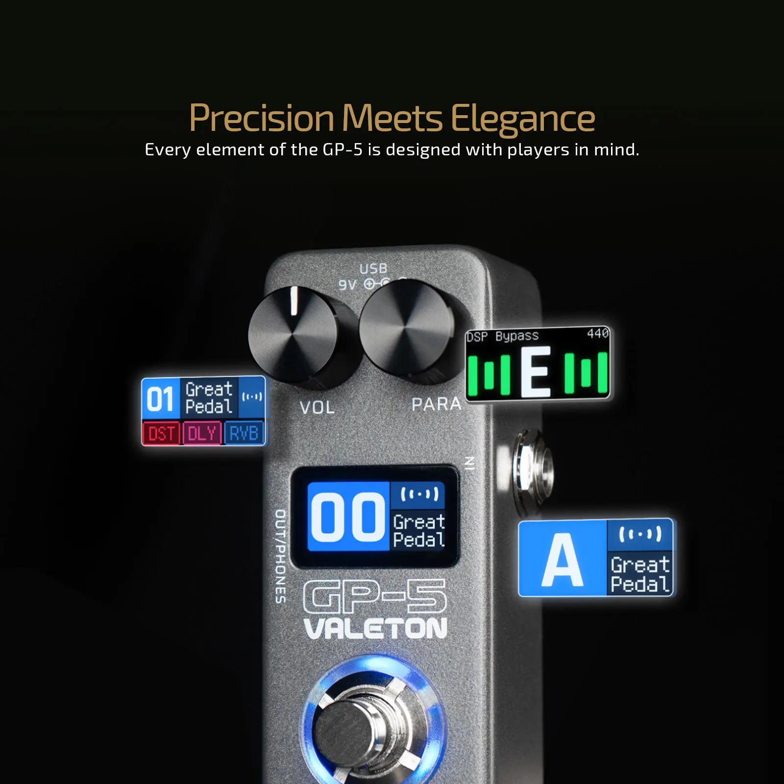 Valeton gp-5 суперкомпактный мультиэффектный - Фотография_4
