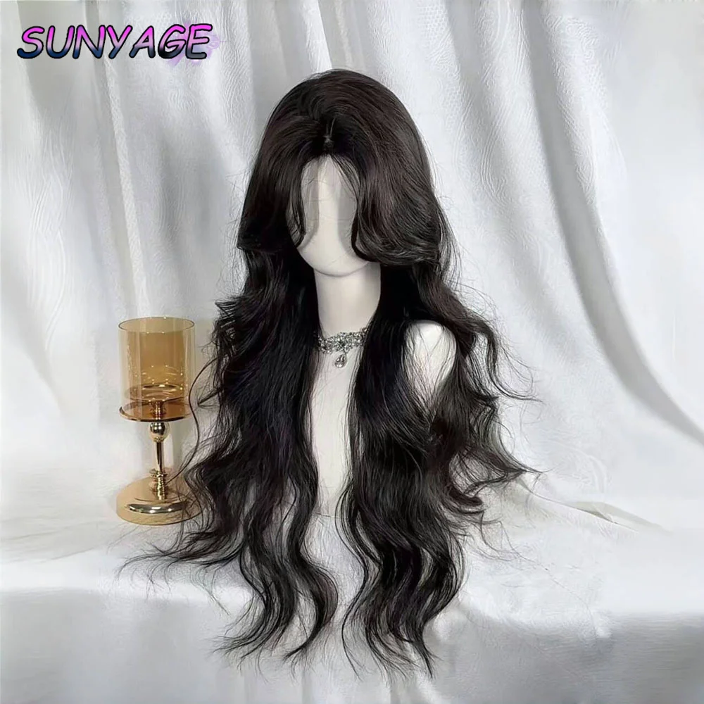 Sunyage лолита черный парик для - Фотография_4