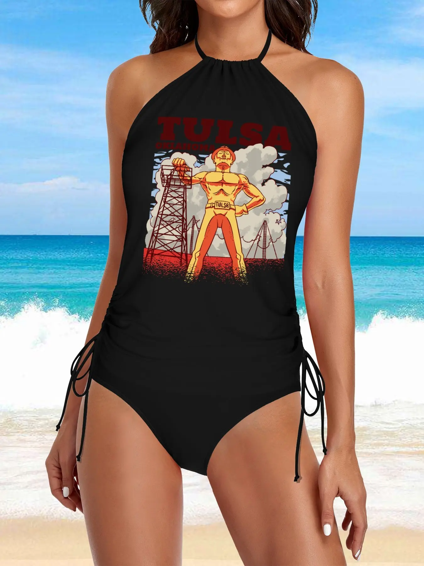 Golden driller tulsa oklahoma разделенный купальник - Фотография_5