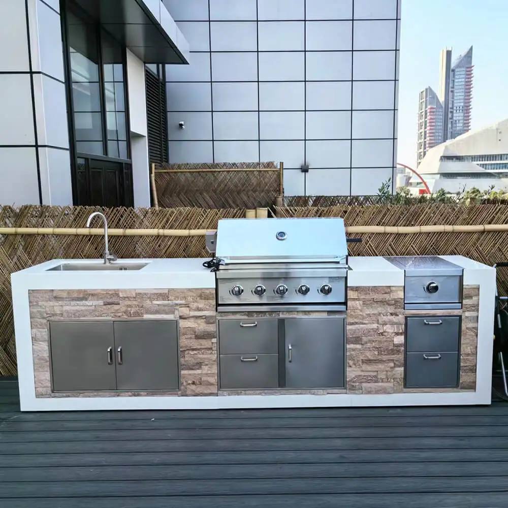 Лидер продаж, газовый гриль для приготовления пищи на заднем дворе - Фотография_2