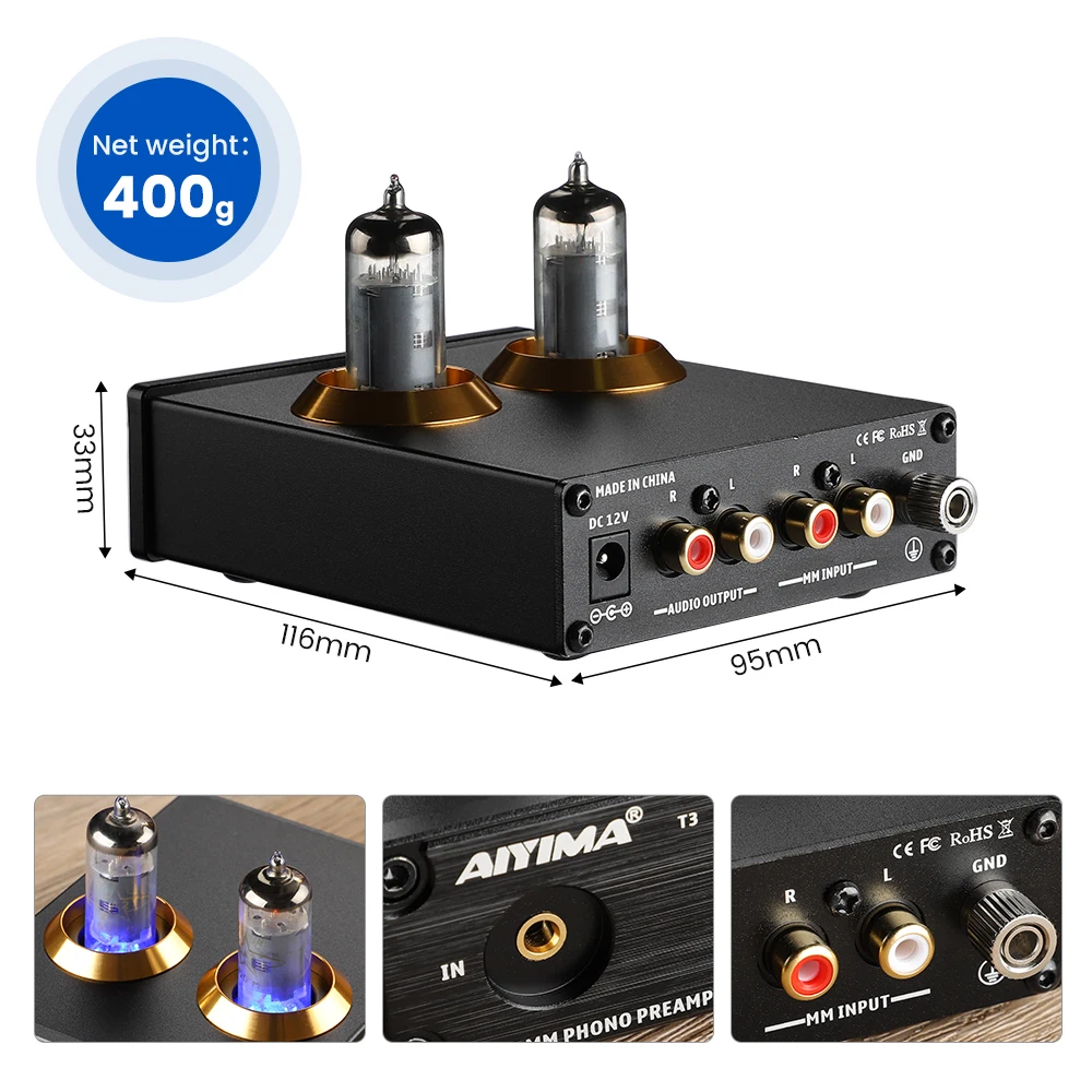 Aiyima audio t3 фонокорректор для - Фотография_3