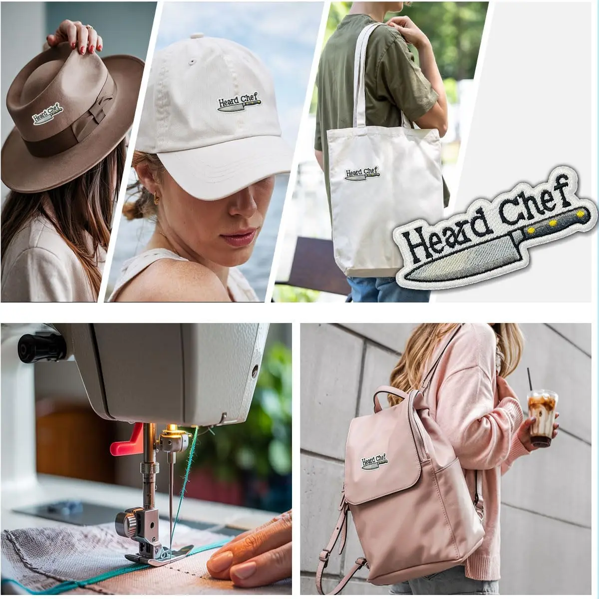 Вышитая нашивка heard knife iron - Фотография_4