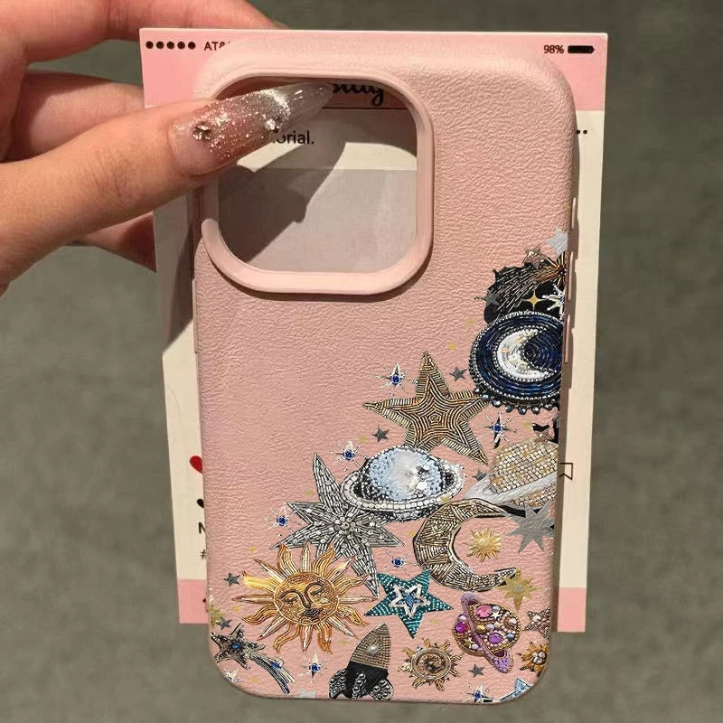 Чехол для телефона с рисунком личи и рисунком space element для iphone 17 - Фотография_5