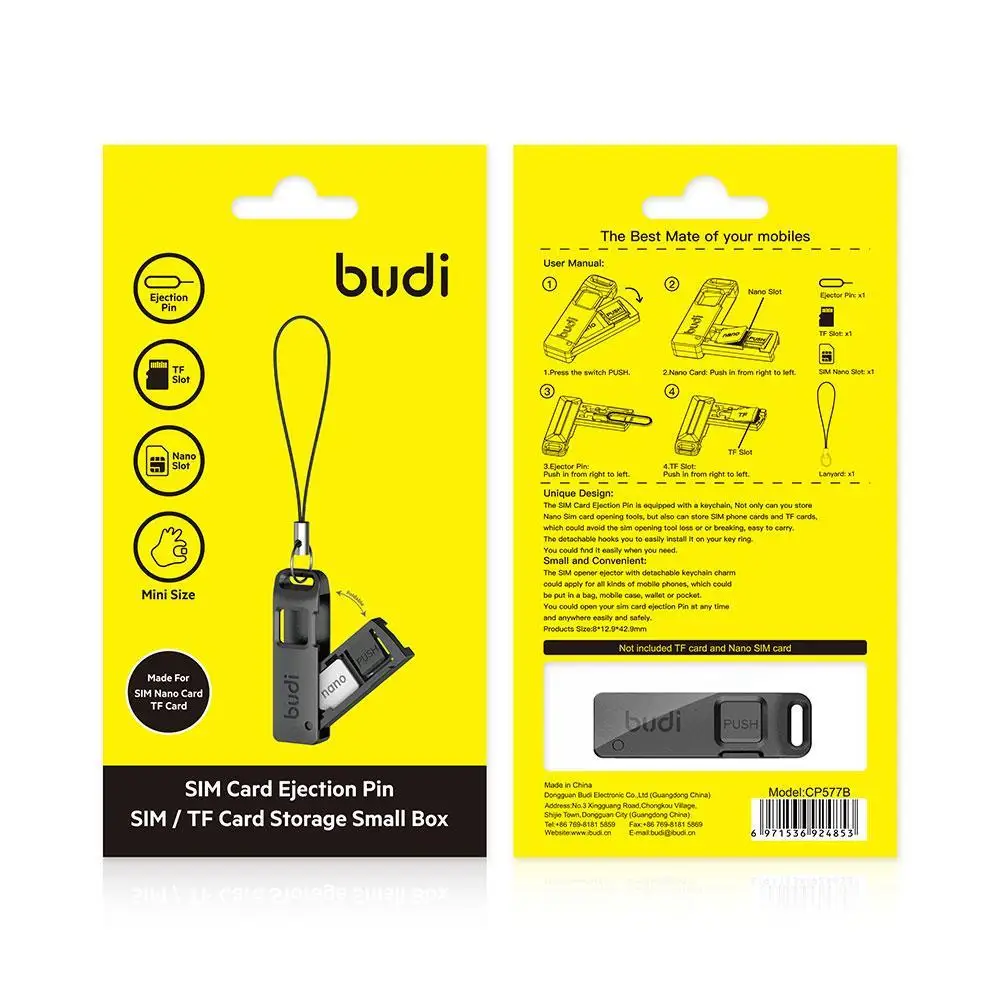 Budi sim-карта, игольчатый штифт