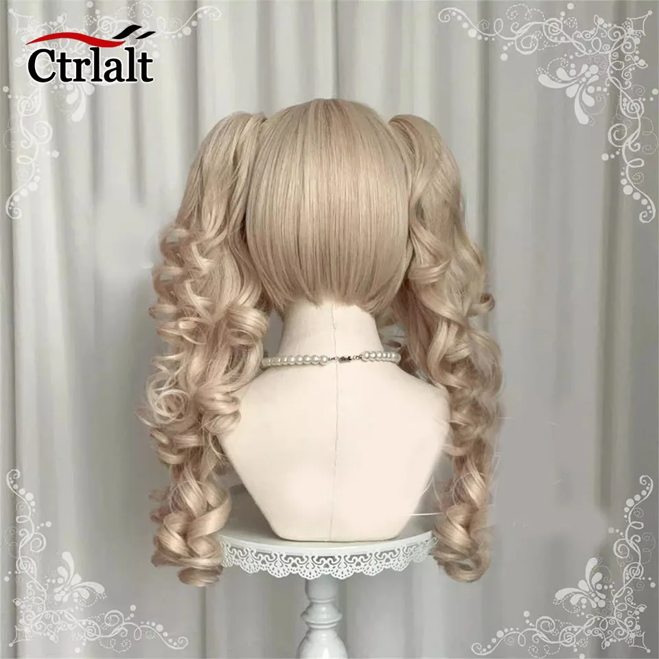 Парик лолиты kawaii с длинным вьющимся хвостиком - Фотография_4