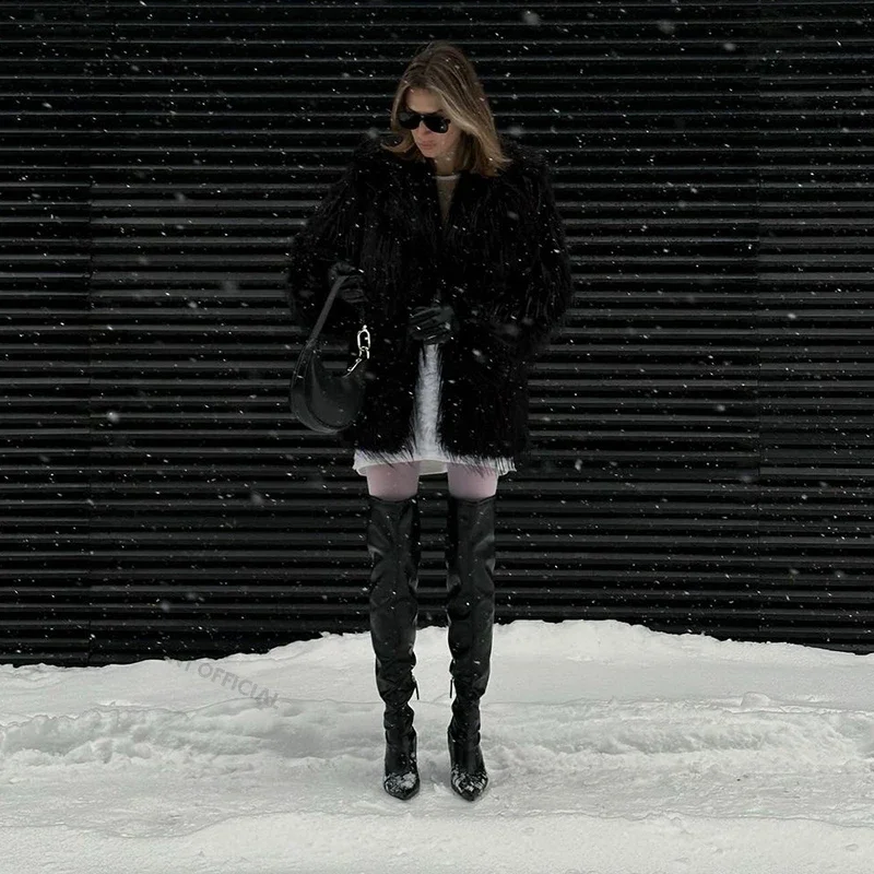 Женское меховое пальто neo mint - Фотография_2