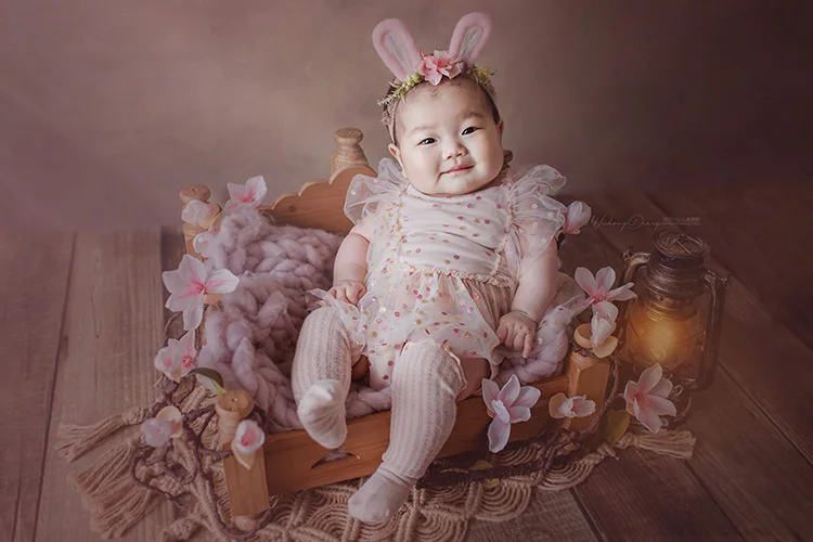 Одежда для фотосъемки новорожденных для маленьких девочек - Фотография_2