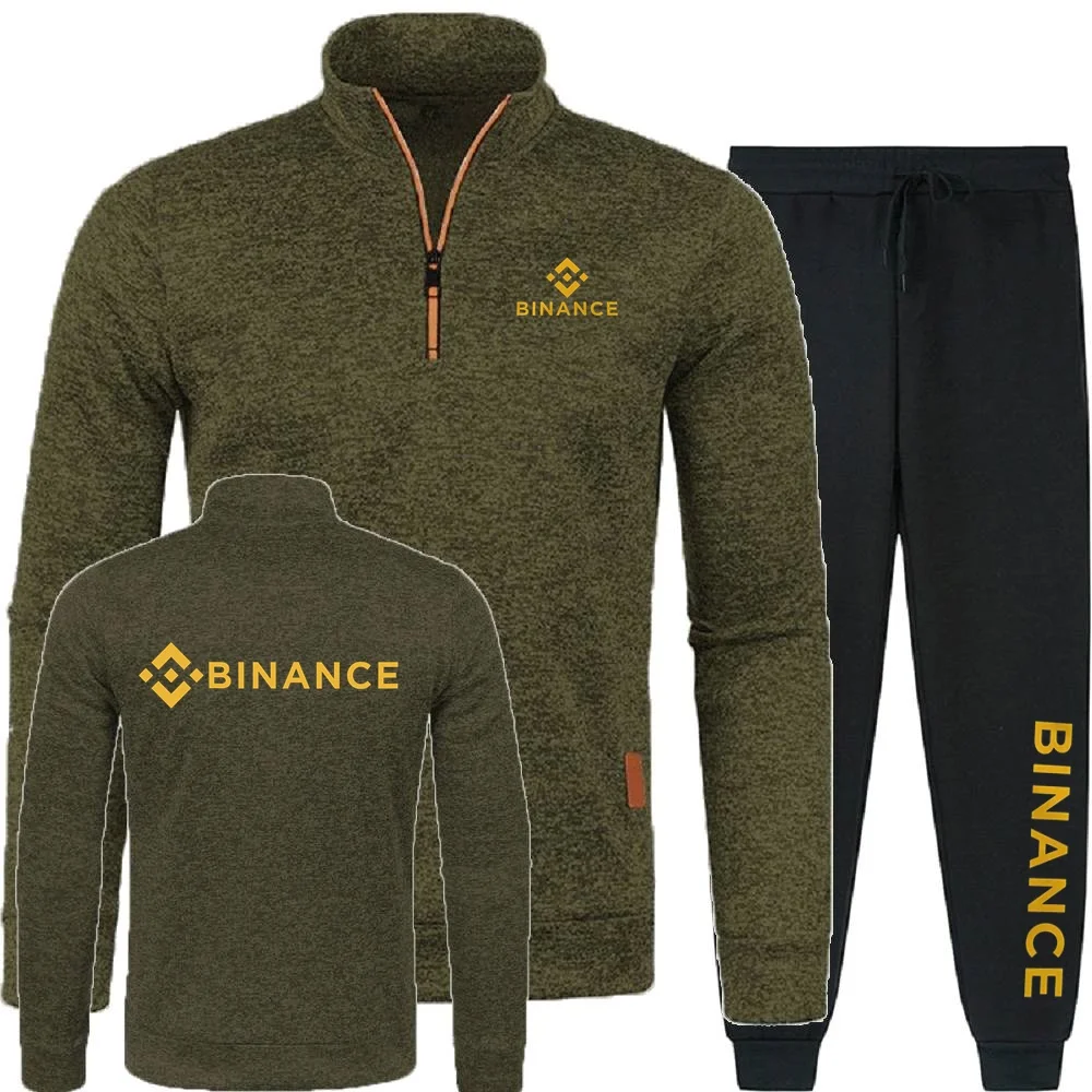 Новый мужской пуловер binance crypto