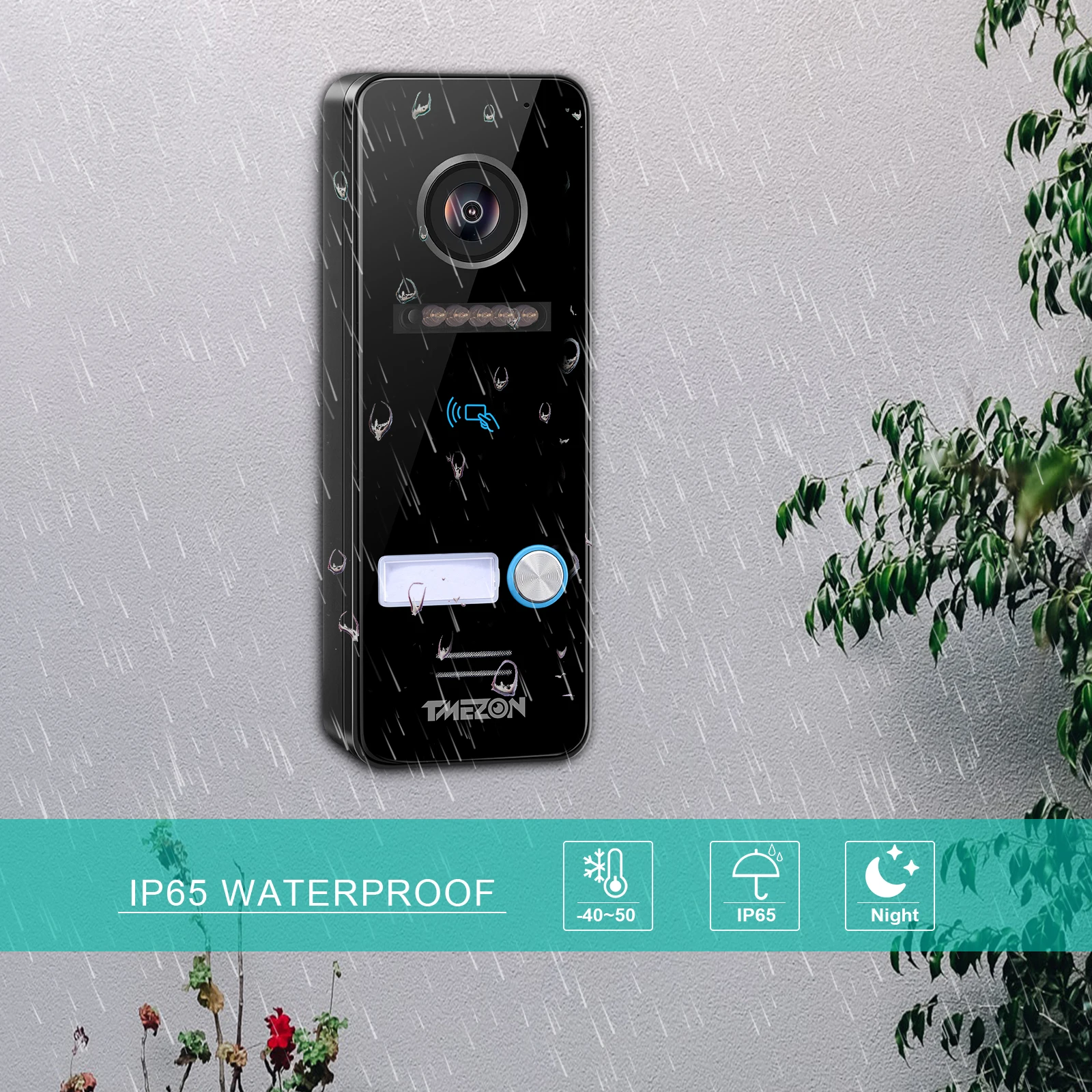 Проводной дверной звонок tmezon 1080p (необходимо работать с mz-ip-v726tw