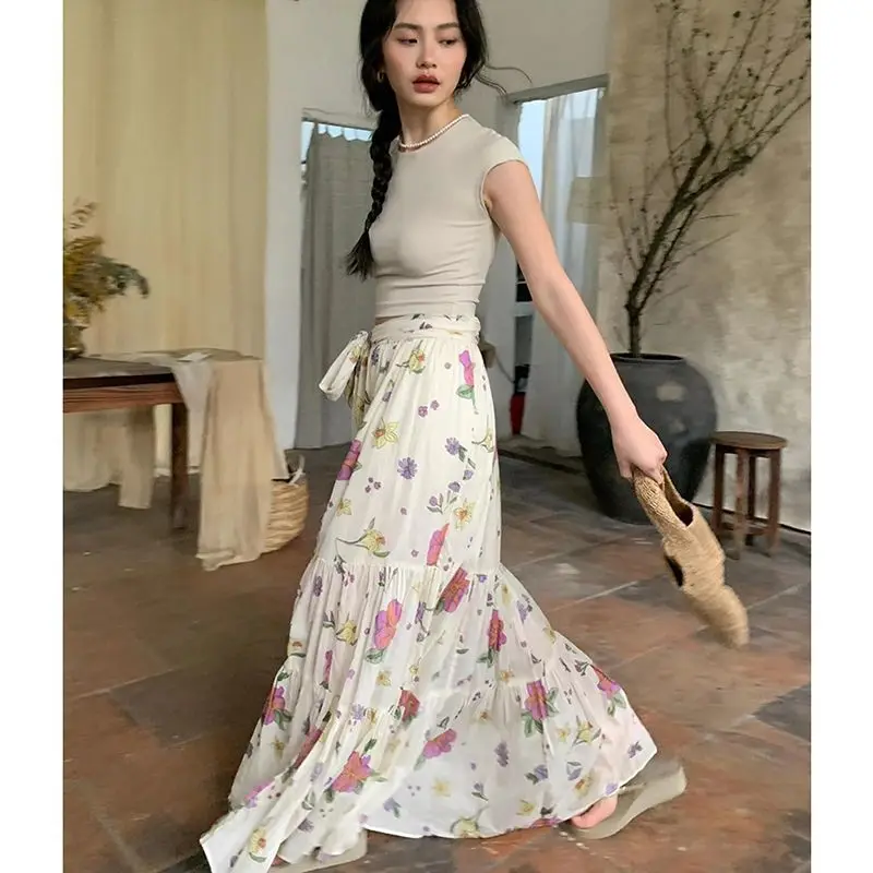 Новая юбка миди с французским принтом - Фотография_4