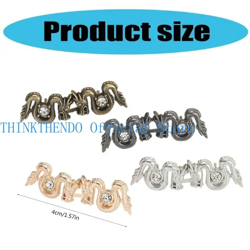 39bb 3pcs vintage dragon taist - Фотография_6