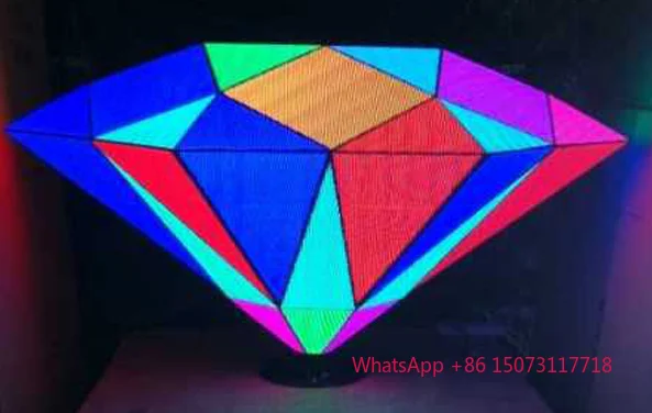 Заводской изготовленный на заказ большой алмазный светодиодный экран - Фотография_4