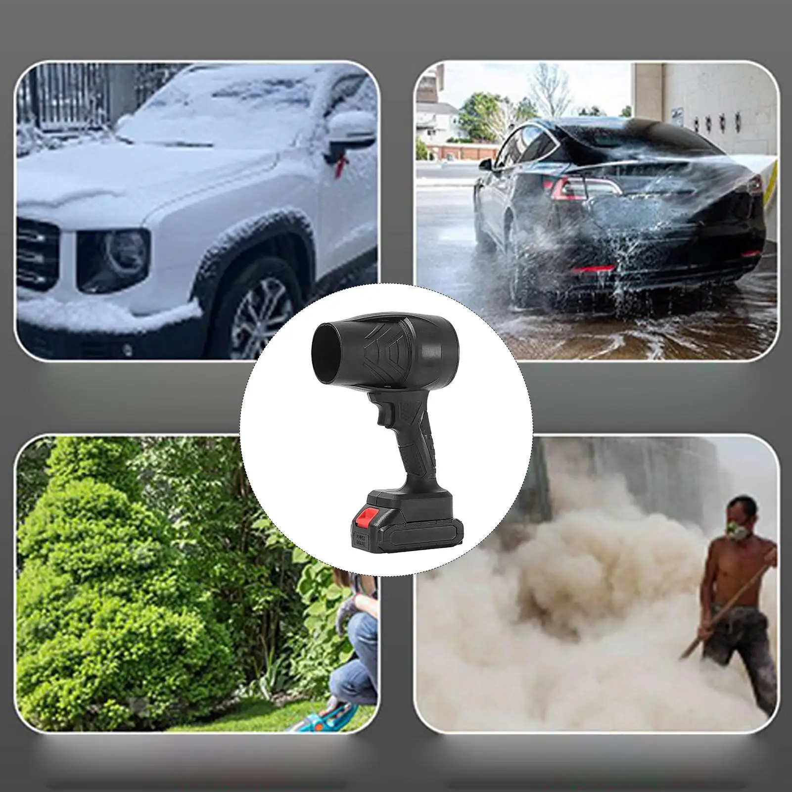 Воздуходувка беспроводная перезаряжаемая - Фотография_5