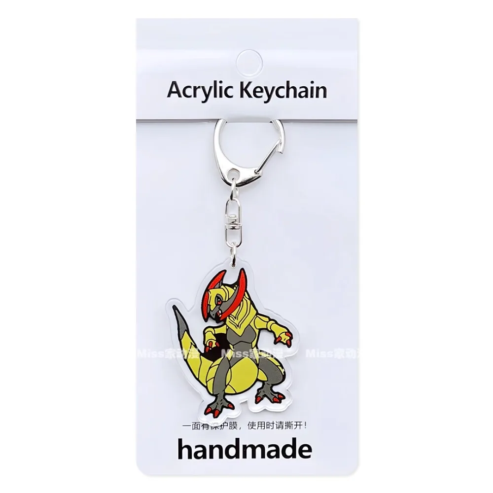 Оригинальный акриловый брелок pokémon lucario gardevoir metagross - Фотография_5