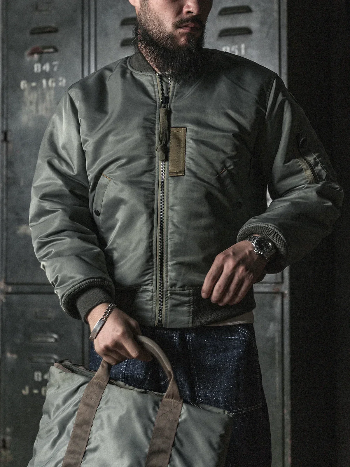 Flight jacket bronson repro usaf - Фотография_5