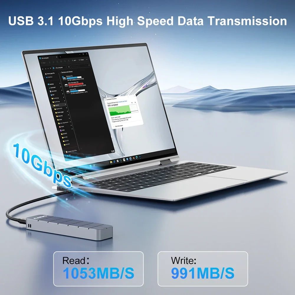 Корпус maiwo m.2 nvme ssd usb3 - Фотография_2