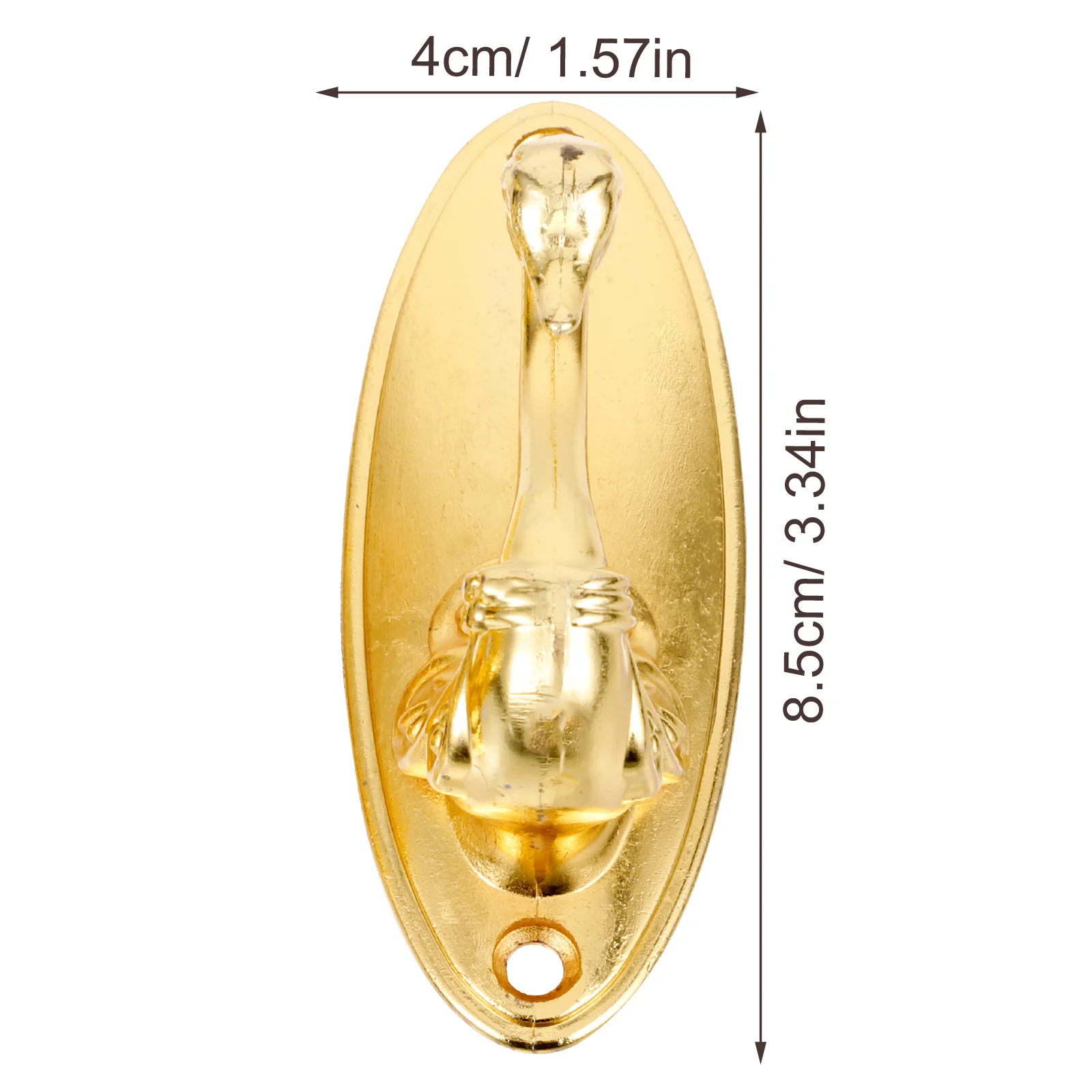 Пара элегантных золотых держателей для штор в лебедином стиле - Фотография_5