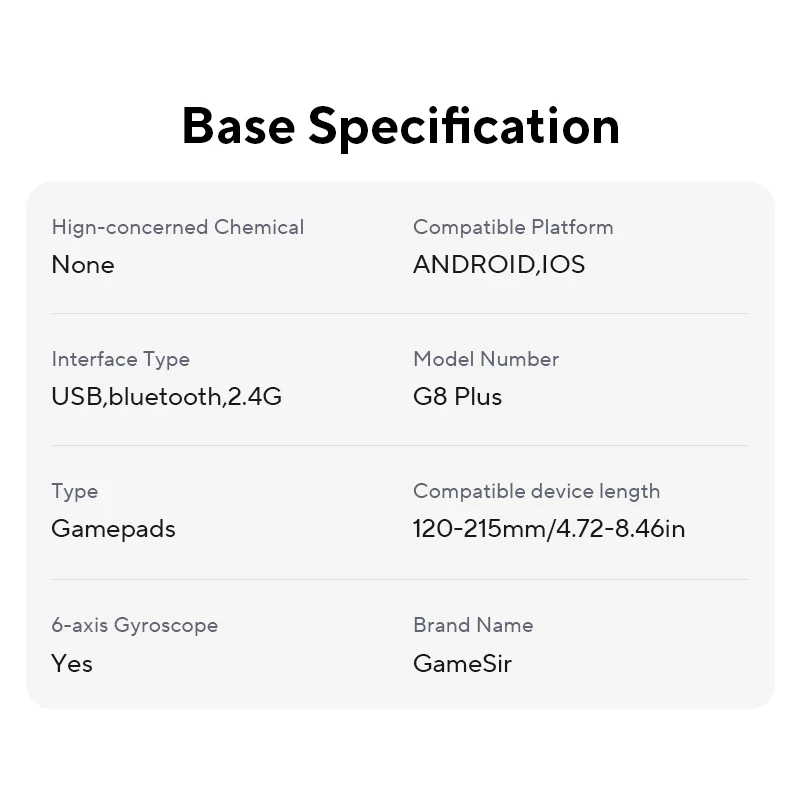 Gamesir g8 plus g8 + bluetooth-геймпад - Фотография_5