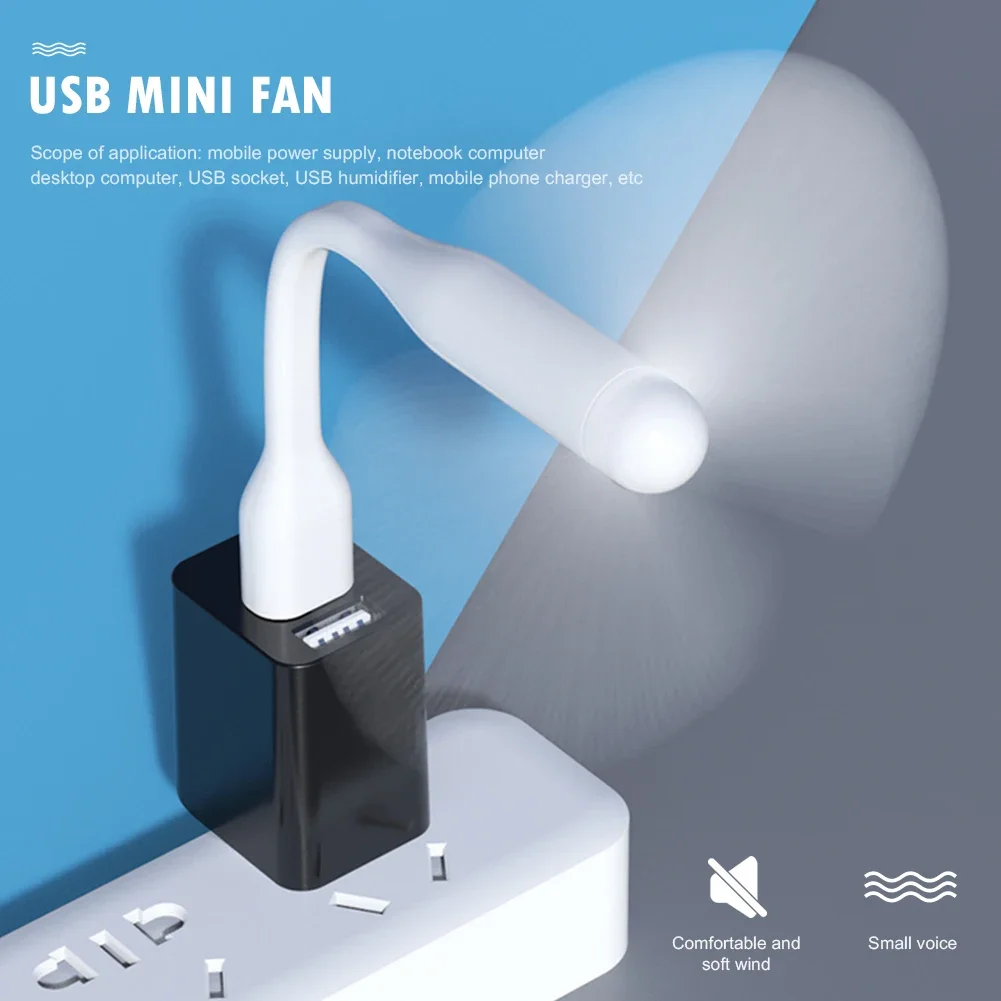Usb маленький вентилятор гибкий - Фотография_2