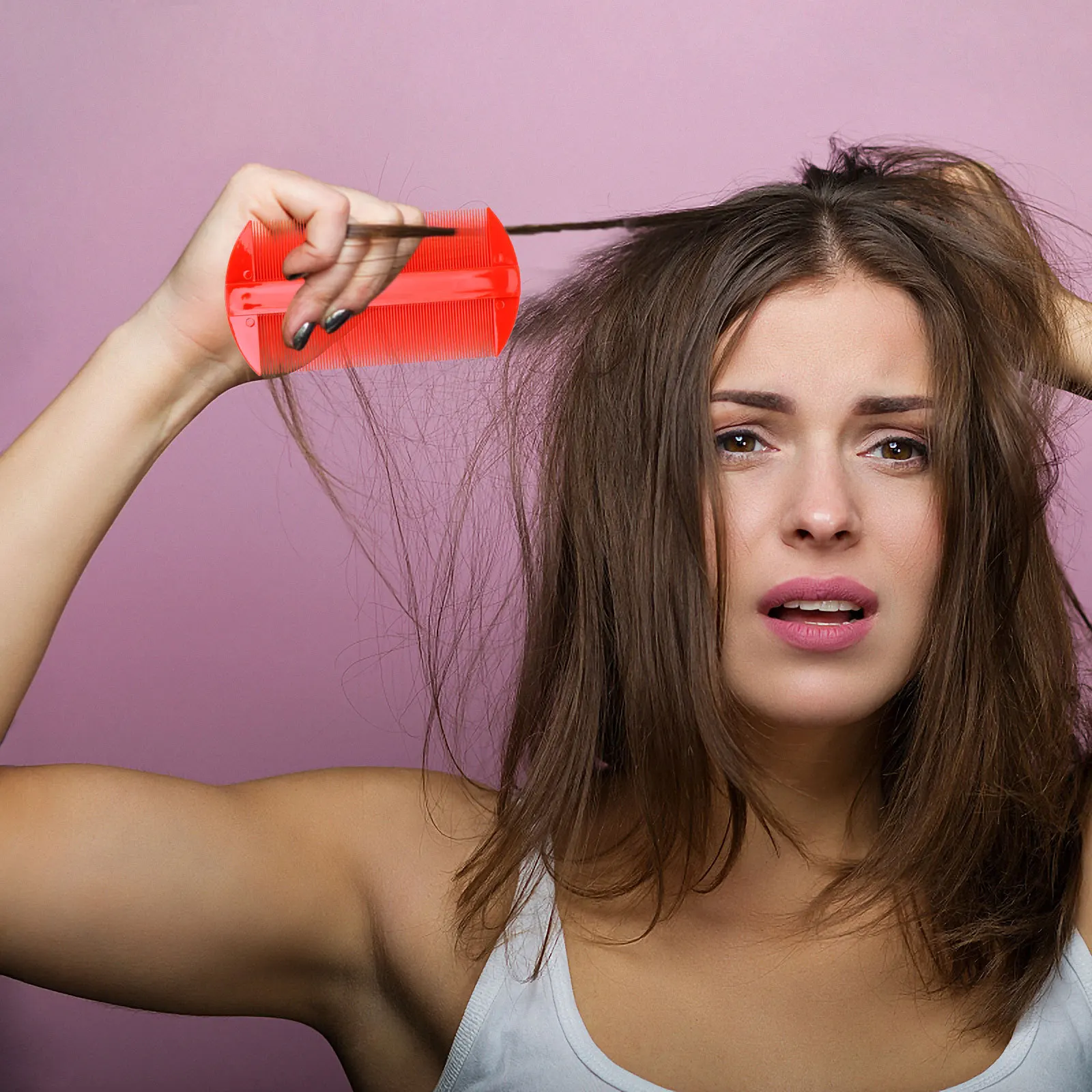 Двухсторонняя расческа с мелкими зубьями - Фотография_6