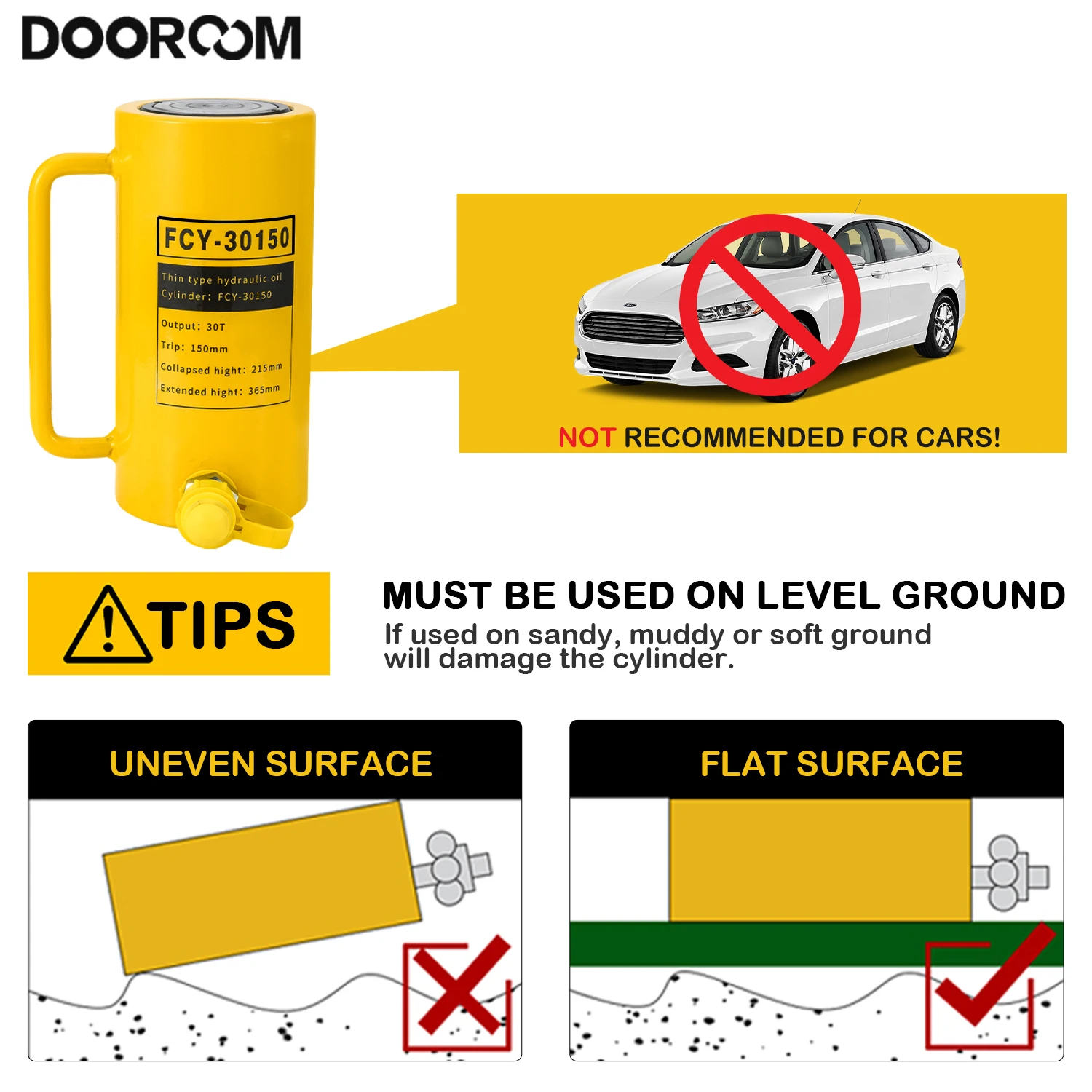 Гидравлический домкрат dooroom длинного типа - Фотография_3