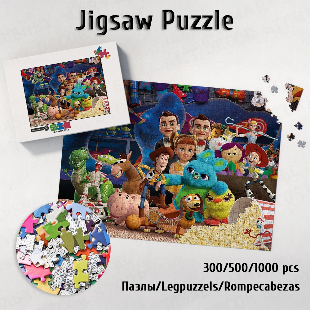 Пазлы disney pixar с уникальным дизайном