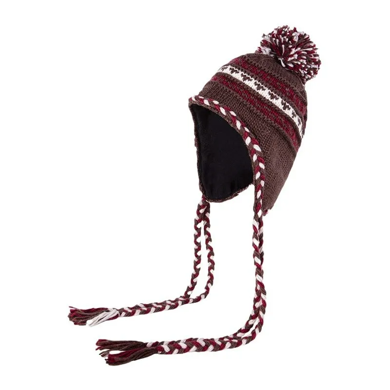 Японский зимний жаккардовый вязаный пуловер - Фотография_4