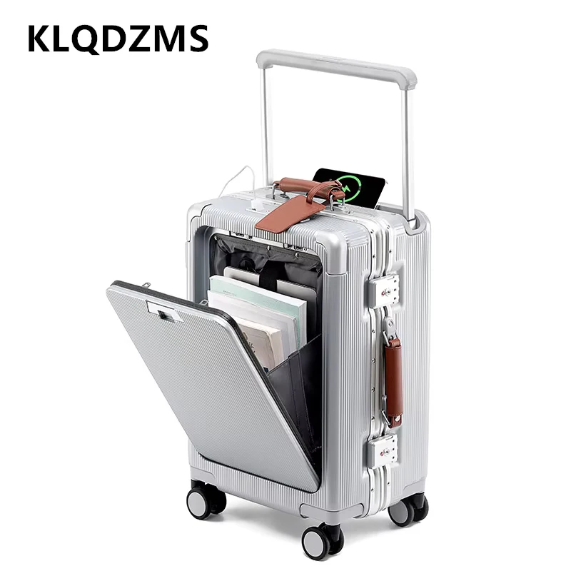 Klqdzms чемодан с зарядкой через usb - Фотография_5