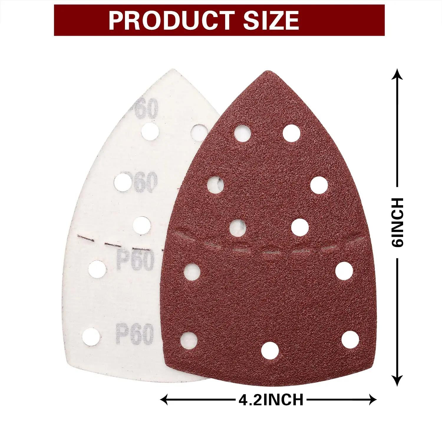 Шт набор наждачной бумаги для мыши размером 105 * 150 мм - Фотография_2