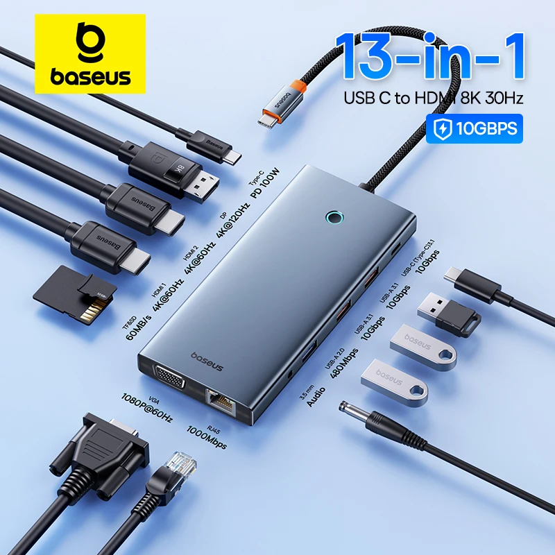 Baseus usb c hub type c к hdmi