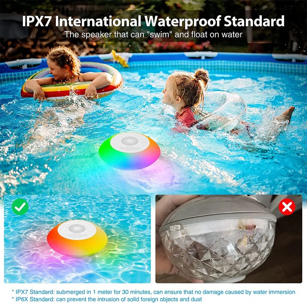 Ipx7 светодиодный портативная водонепроницаемая - Фотография_2