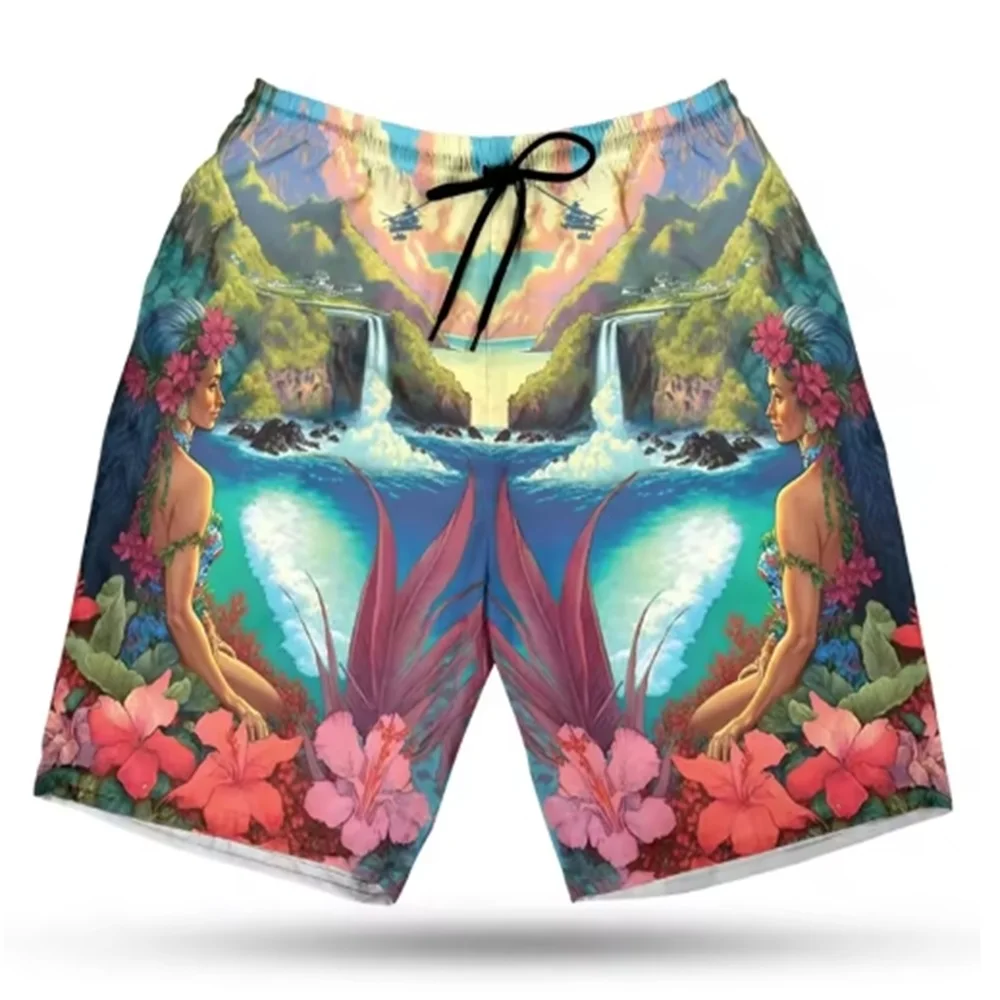 Летние мужские повседневные пляжные шорты