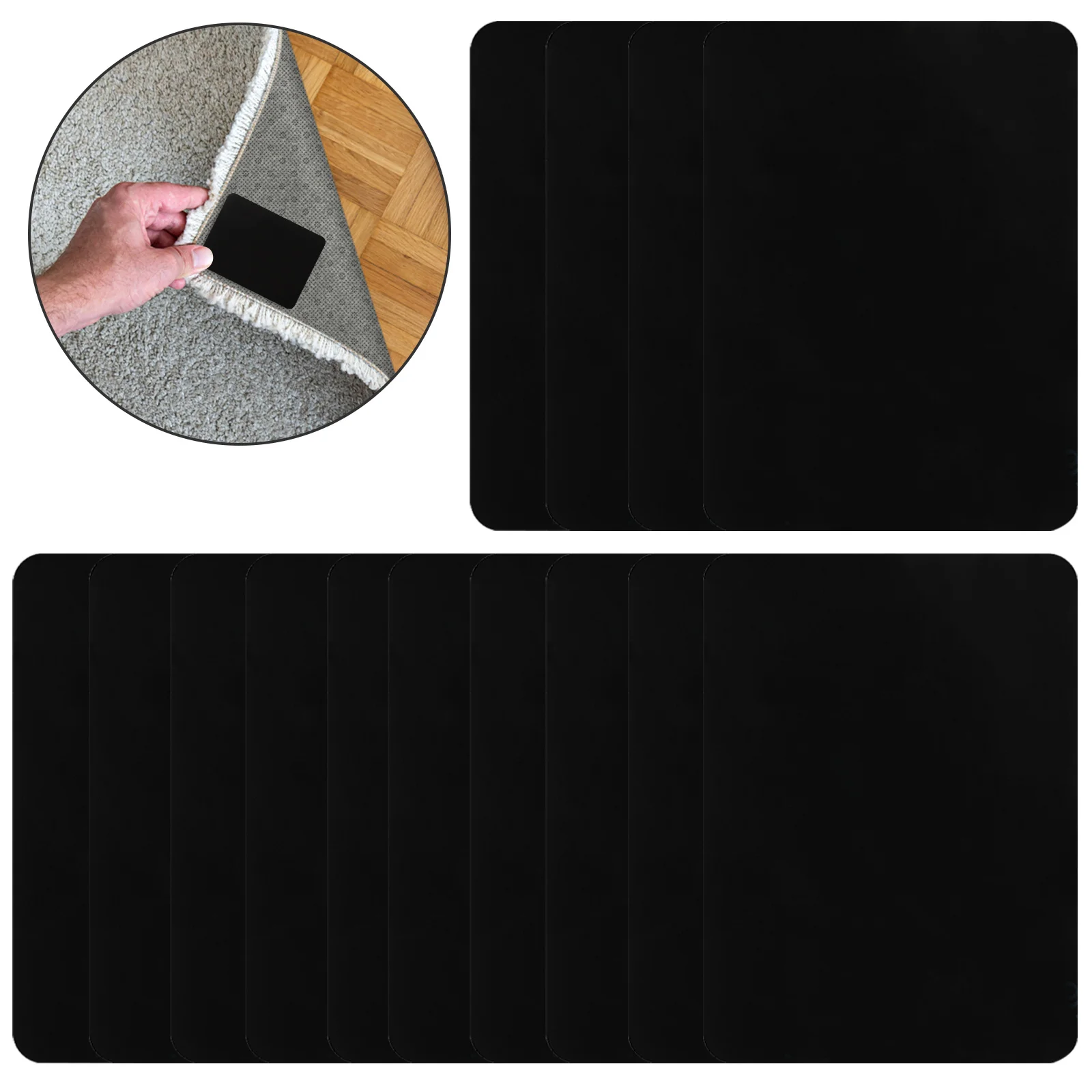 Нескользящие наклейки на коврик