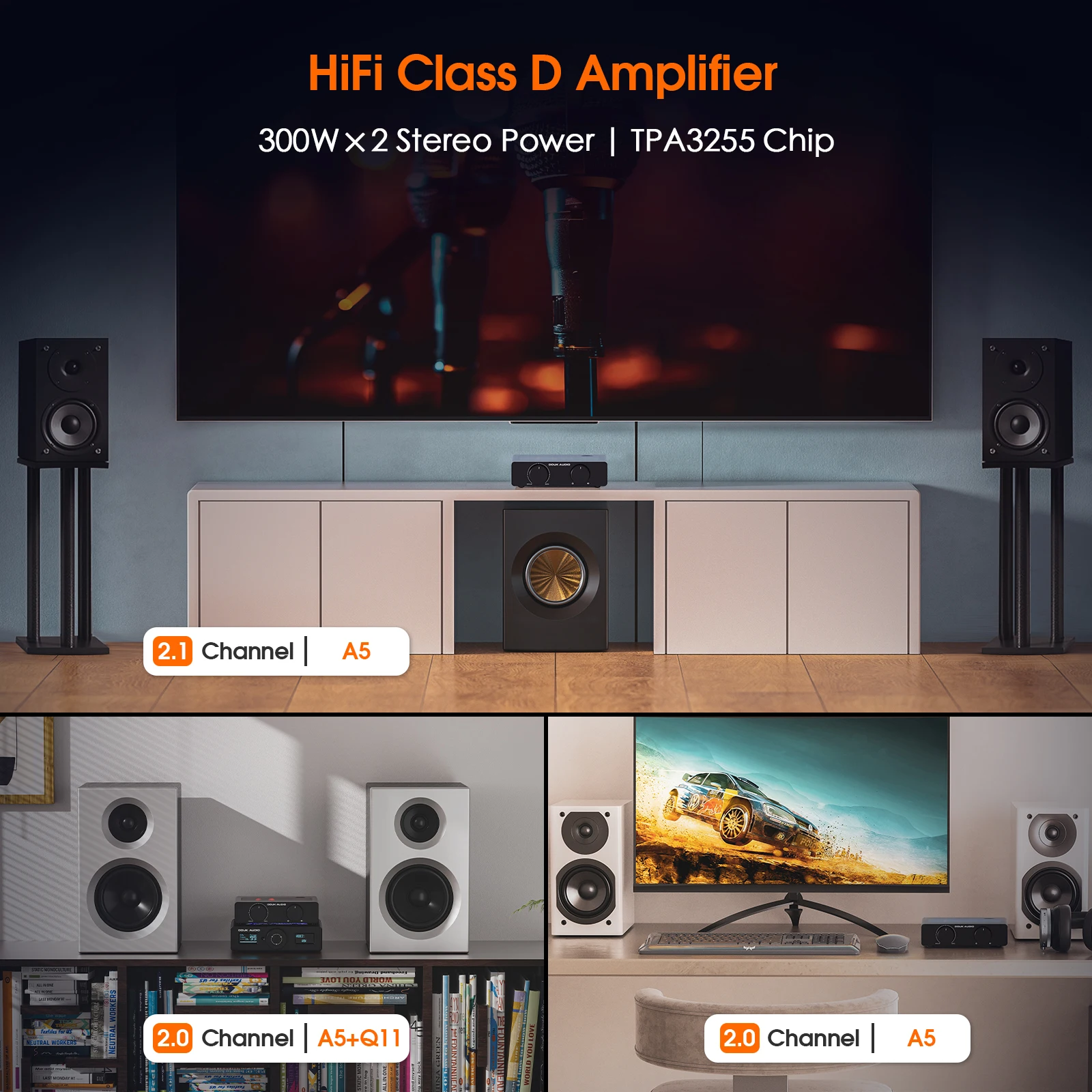 Douk audio a5 tpa3255 стереоусилитель - Фотография_4