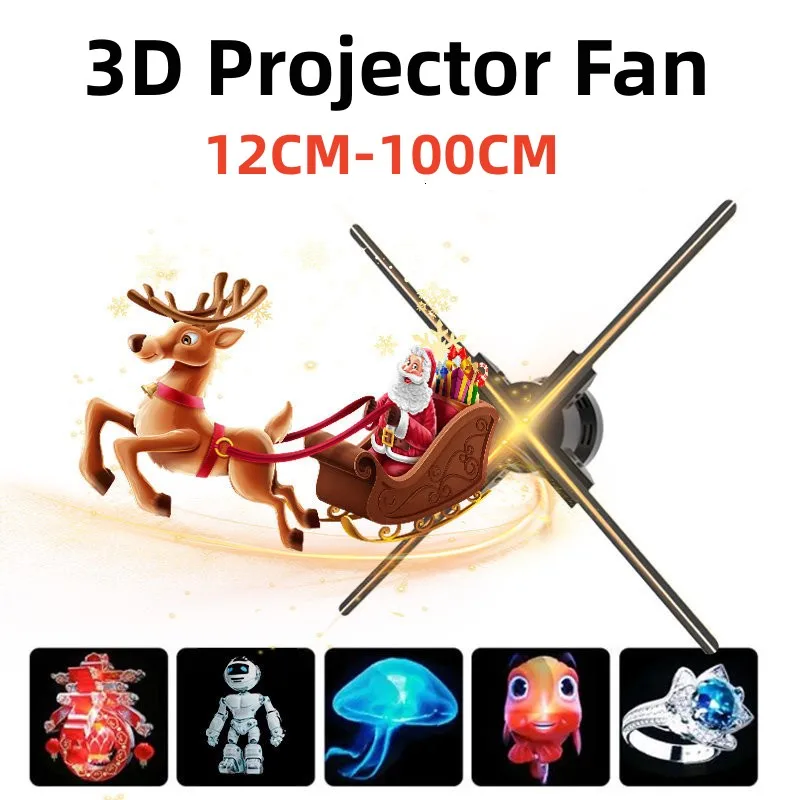 12-100 см 3d веер голограмма проектор