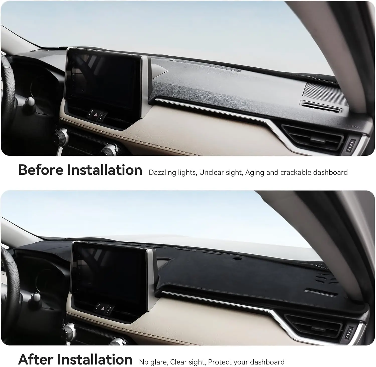 Крышка приборной панели toyota rav4 2025-2019 hybrid - Фотография_3