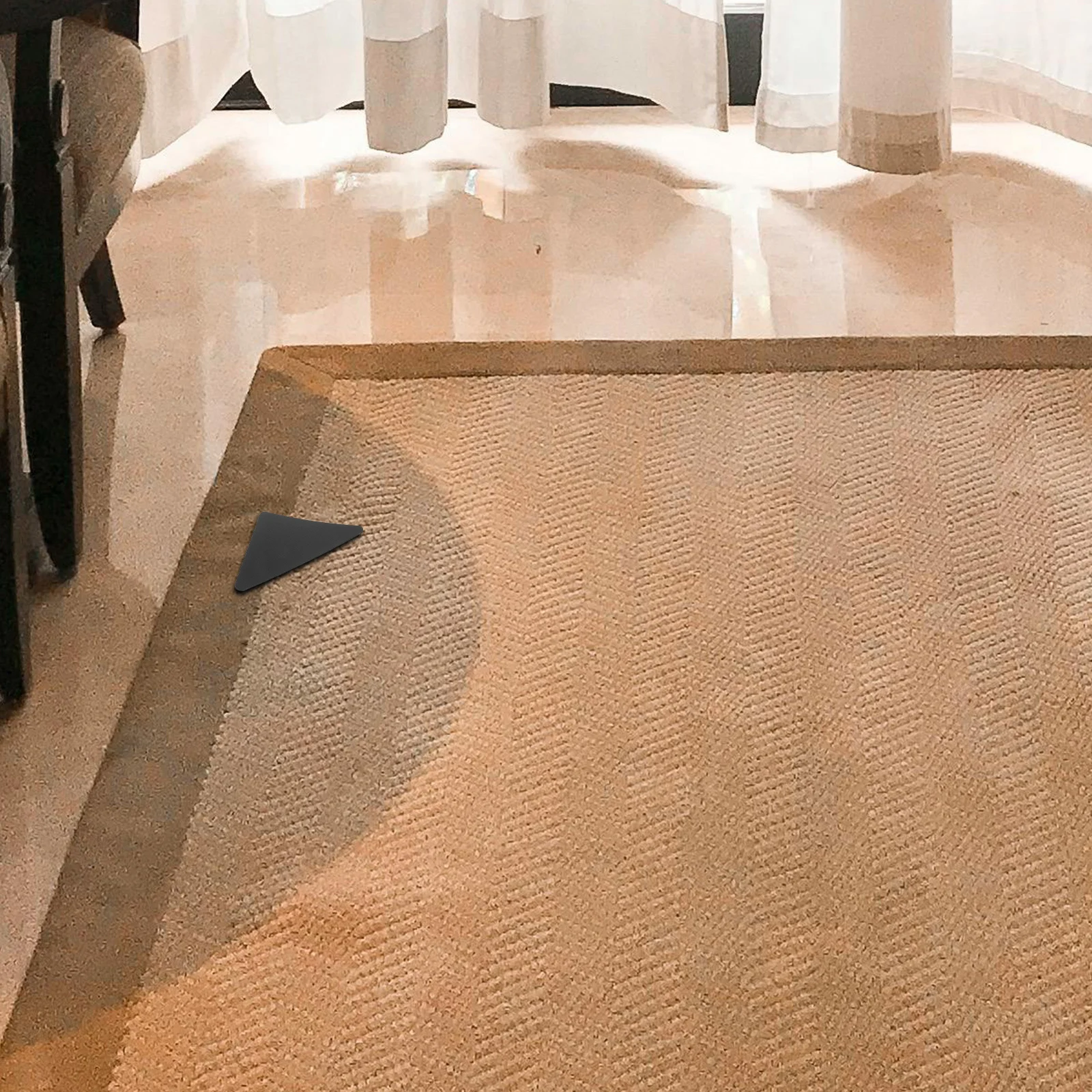 Черные противоскользящие наклейки из искусственной кожи - Фотография_6