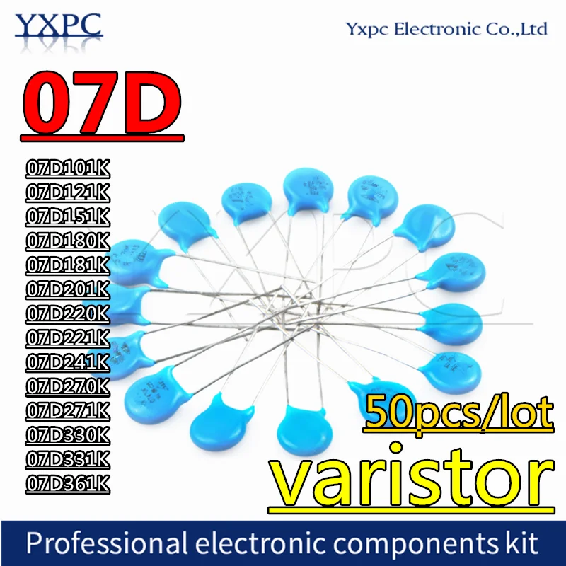 Варистор 07d101k 07d121k 07d151k