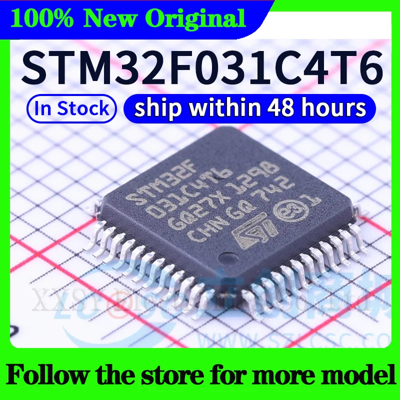 Stm32f031k6u6 stm32f031g6u6 stm32f031c6t6 - Фотография_4