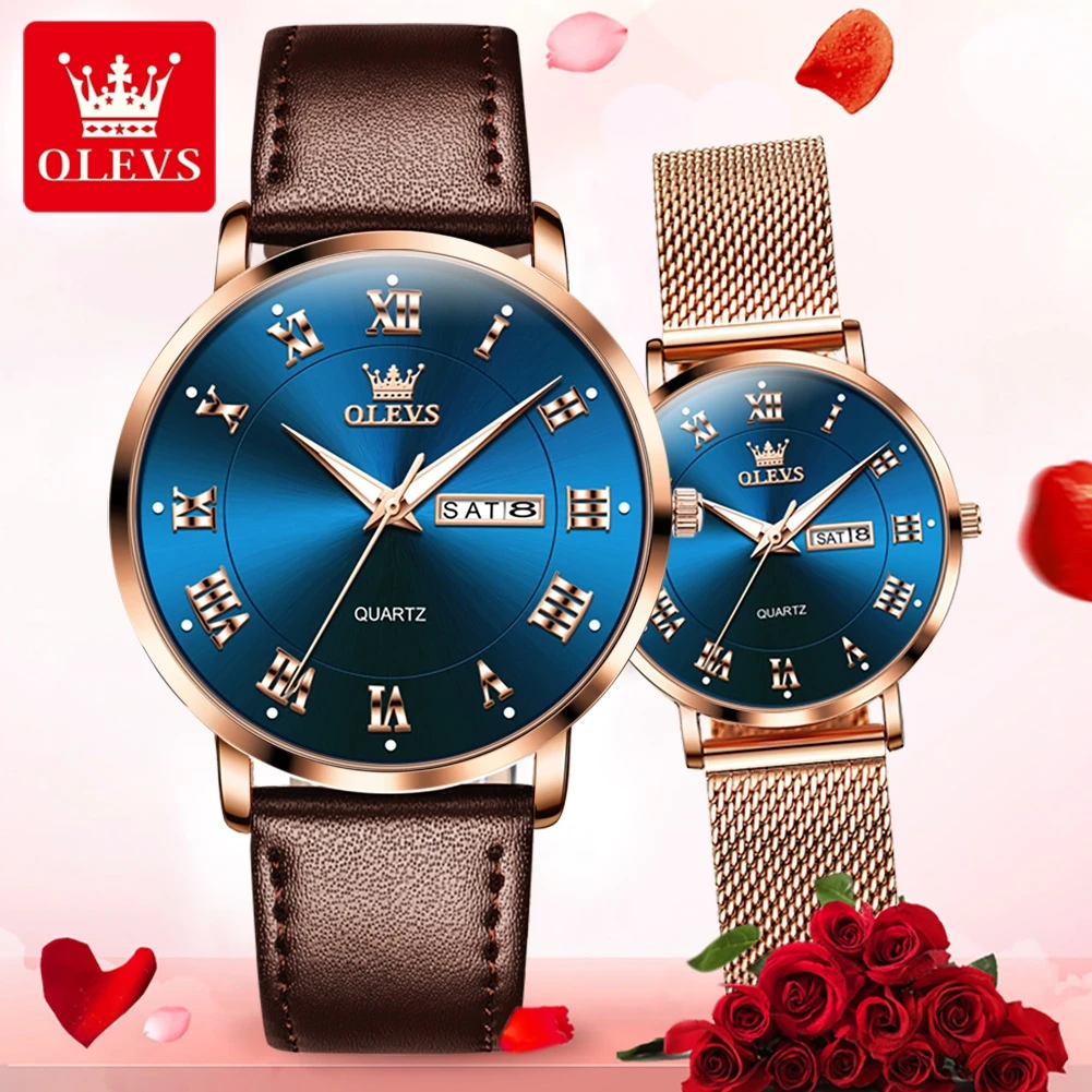Olevs 2920, часы для пар
