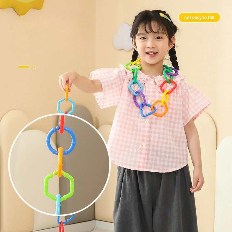 Детская геометрическая цепочка с пряжкой - Фотография_4