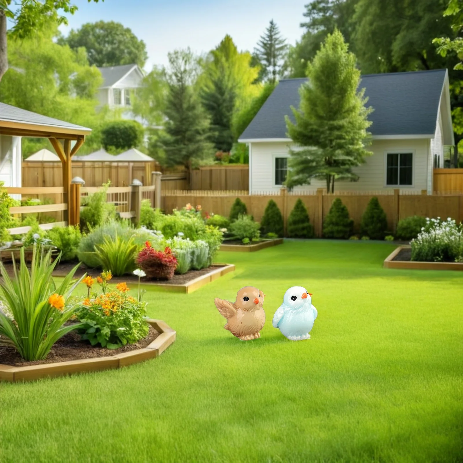 Миниатюрные фигурки птиц с тонкими деталями - Фотография_3