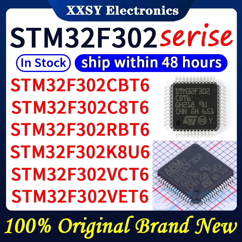 Stm32f302cbt6 stm32f302c8t6 stm32f302rbt6