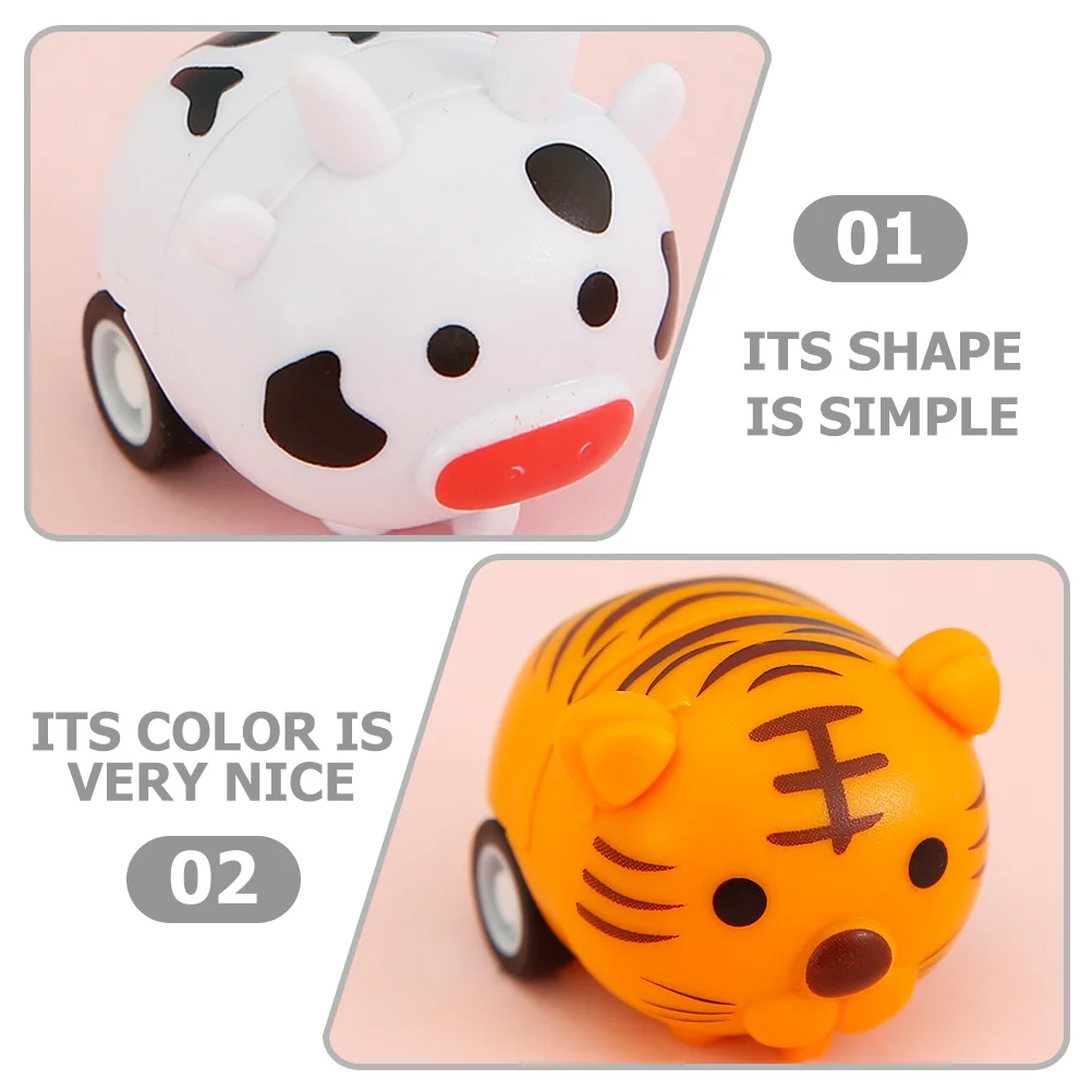 Детская машинка с откатным механизмом и гладкой отделкой