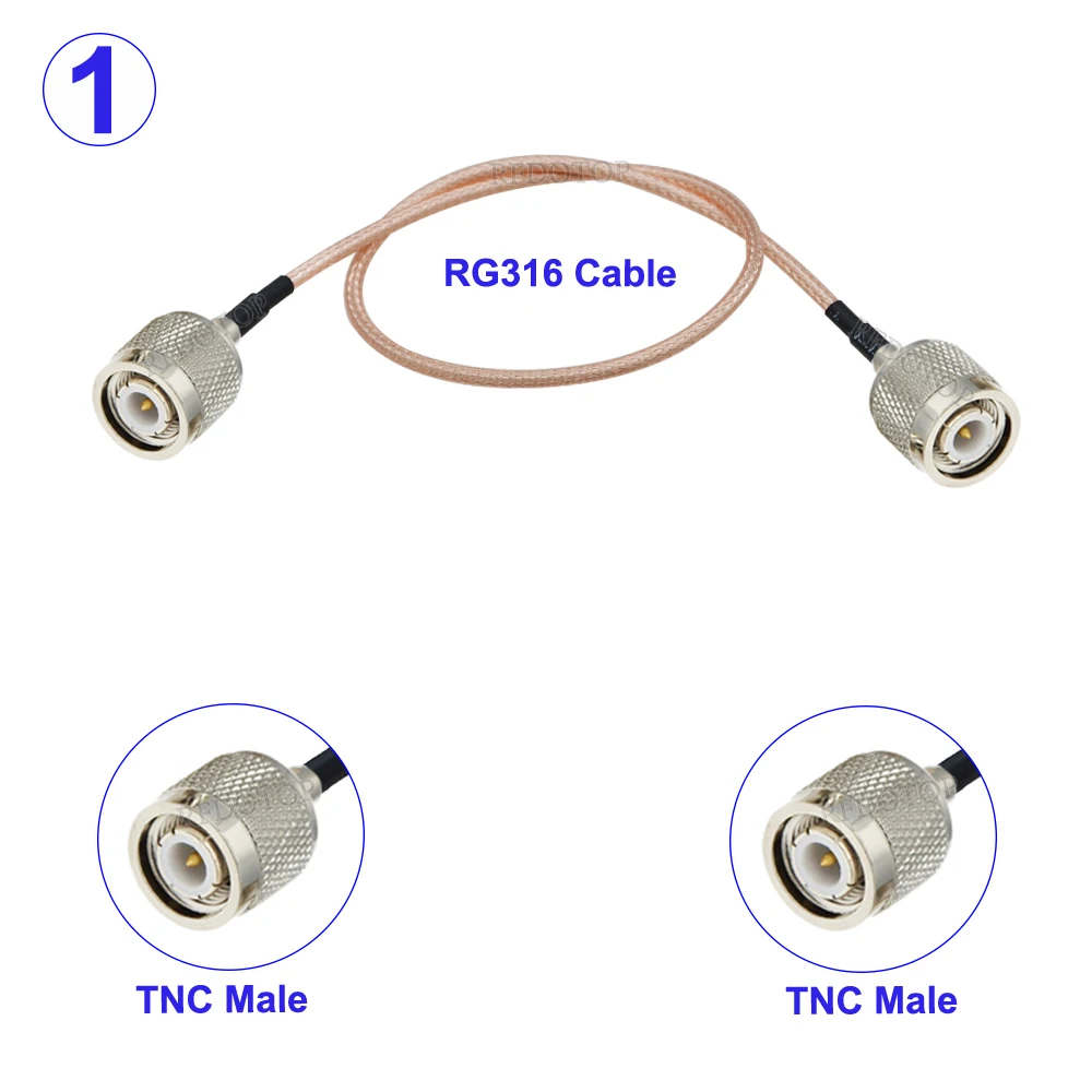 Tnc rg316 кабель rp-tnc/tnc штекер-tnc - Фотография_2