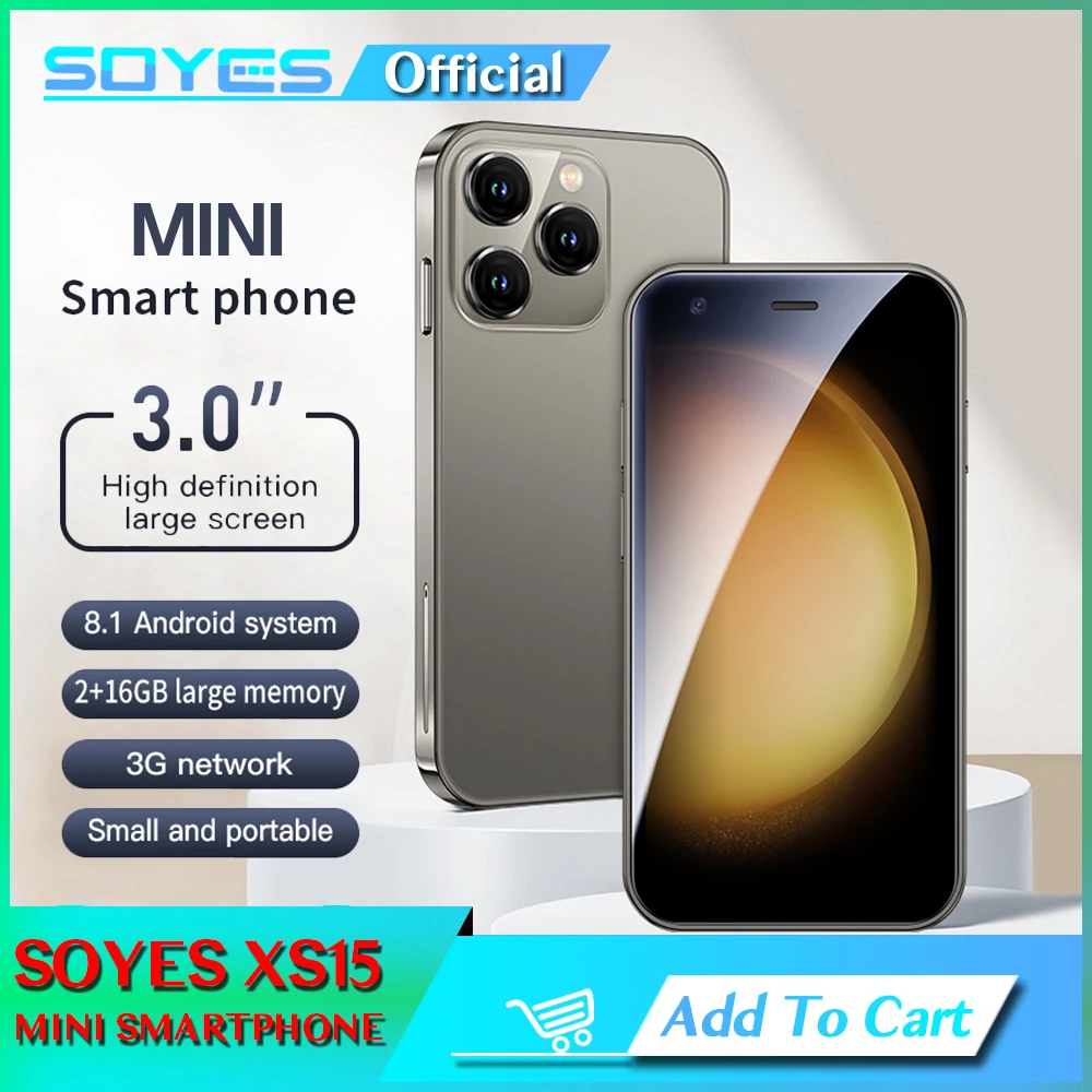 Смартфон soyes xs15 xs20 pro series mini android8.1
