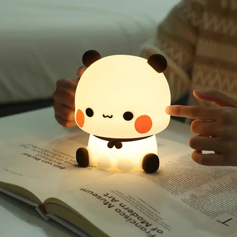 Светодиодный ночник panda pat bubu and dudu с милыми животными - Фотография_5